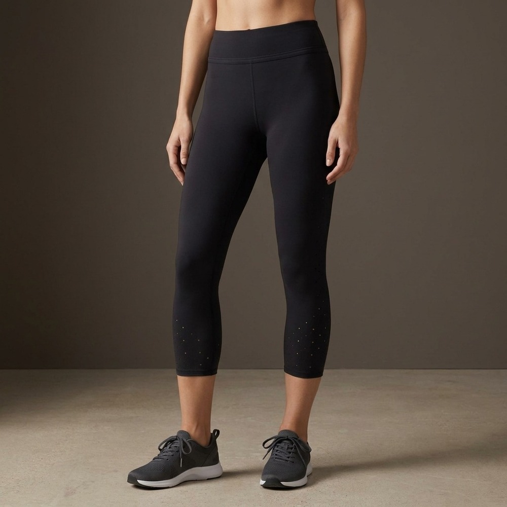 LULULEMON Women Leggings 4 Black Nylon Spandex Athleisure W6ASRS